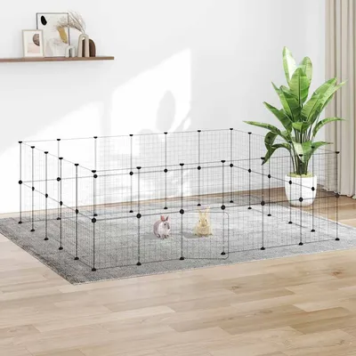 vidaXL cage pour animaux de compagnie Acier vidaXL cage pour animaux de compagnie Acier