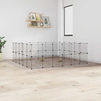 vidaXL cage pour animaux de compagnie Acier
