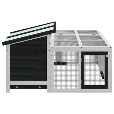 vidaXL clapier Bois de pin