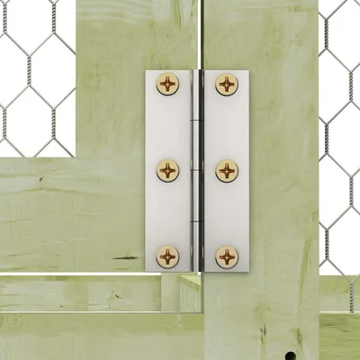 vidaXL poulailler Pinède imprégnée