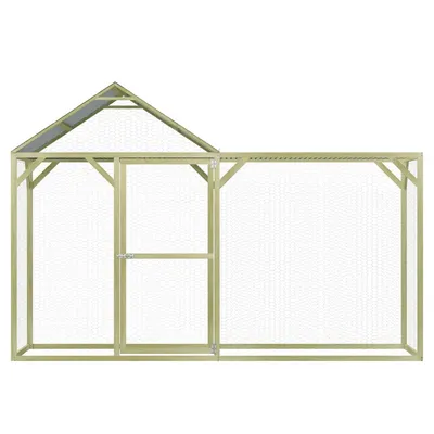 vidaXL poulailler Pinède imprégnée