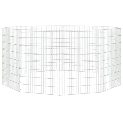 vidaXL enclos pour animaux Fer