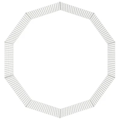 vidaXL enclos pour animaux Fer