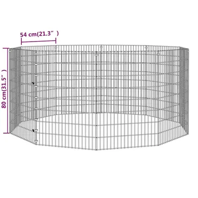 vidaXL enclos pour animaux Fer vidaXL enclos pour animaux Fer