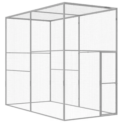 vidaXL cage pour chat Acier