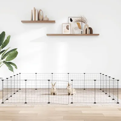 vidaXL cage pour animaux de compagnie Acier vidaXL cage pour animaux de compagnie Acier