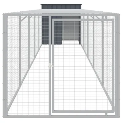 vidaXL cage à poules Acier