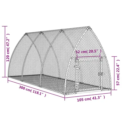vidaXL clapier Acier