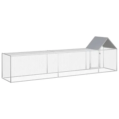 vidaXL poulailler Acier