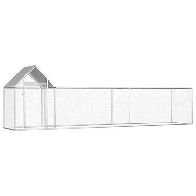 vidaXL poulailler Acier