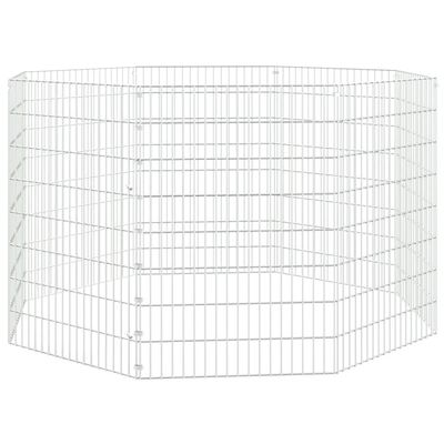 vidaXL enclos pour animaux Fer