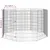 vidaXL enclos pour animaux Fer vidaXL enclos pour animaux Fer