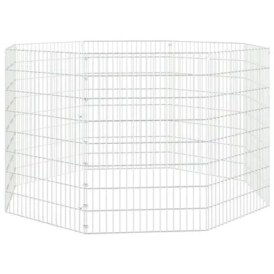 vidaXL enclos pour animaux Fer