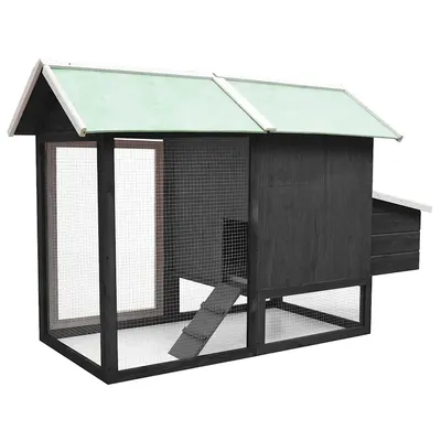 vidaXL clapier pour lapins Bois de pin