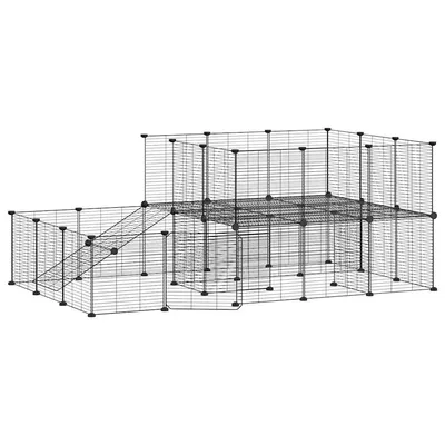 vidaXL cage pour animaux de compagnie Acier vidaXL cage pour animaux de compagnie Acier