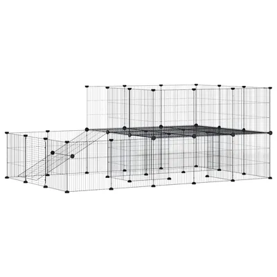 vidaXL cage pour animaux de compagnie Acier vidaXL cage pour animaux de compagnie Acier