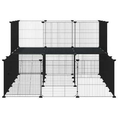 vidaXL cage pour animaux de compagnie Acier