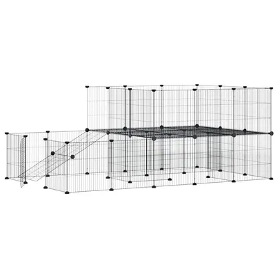 vidaXL cage pour animaux de compagnie Acier