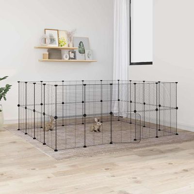 vidaXL cage pour animaux de compagnie Acier
