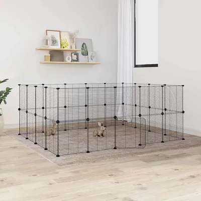 vidaXL cage pour animaux de compagnie Acier