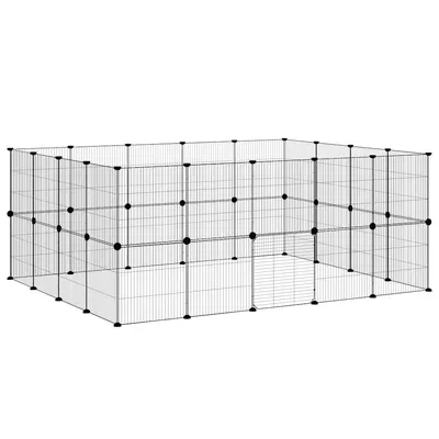 vidaXL cage pour animaux de compagnie Acier vidaXL cage pour animaux de compagnie Acier