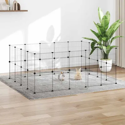 vidaXL cage pour animaux de compagnie Acier vidaXL cage pour animaux de compagnie Acier