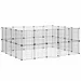 vidaXL cage pour animaux de compagnie Acier