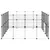 vidaXL cage pour animaux de compagnie Acier