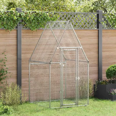 vidaXL cage à poules Acier