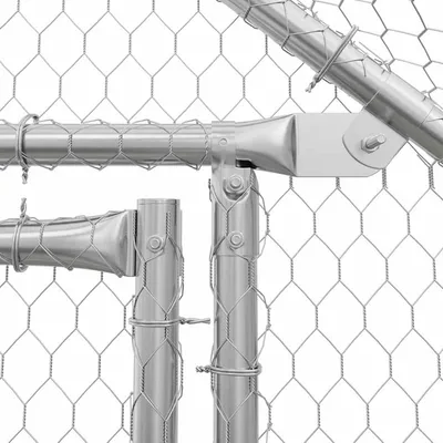 vidaXL cage à poules Acier