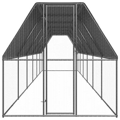 vidaXL cage à poules Acier