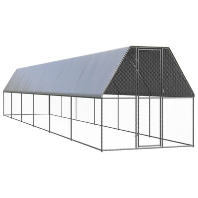 vidaXL cage à poules Acier