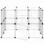 vidaXL cage pour animaux de compagnie Acier