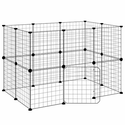 vidaXL cage pour animaux de compagnie Acier