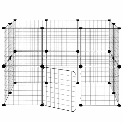 vidaXL cage pour animaux de compagnie Acier