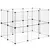 vidaXL cage pour animaux de compagnie Acier