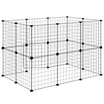vidaXL cage pour animaux de compagnie Acier