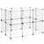 vidaXL cage pour animaux de compagnie Acier vidaXL cage pour animaux de compagnie Acier