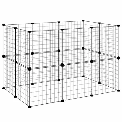 vidaXL cage pour animaux de compagnie Acier vidaXL cage pour animaux de compagnie Acier
