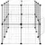 vidaXL cage pour animaux de compagnie Acier