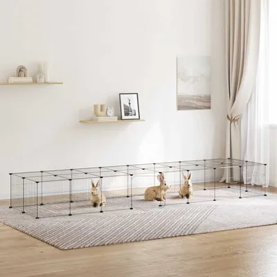 vidaXL cage pour animaux de compagnie Acier vidaXL cage pour animaux de compagnie Acier