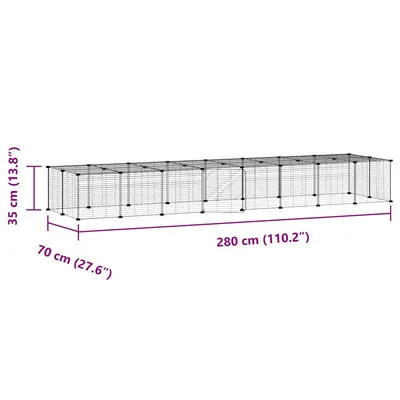 vidaXL cage pour animaux de compagnie Acier