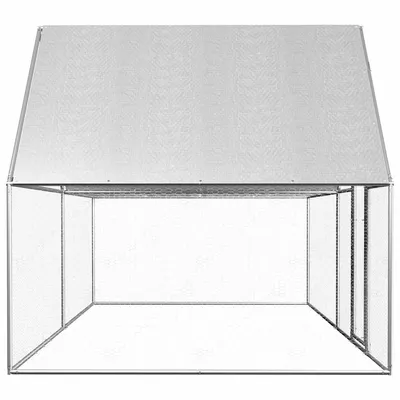 vidaXL poulailler Acier
