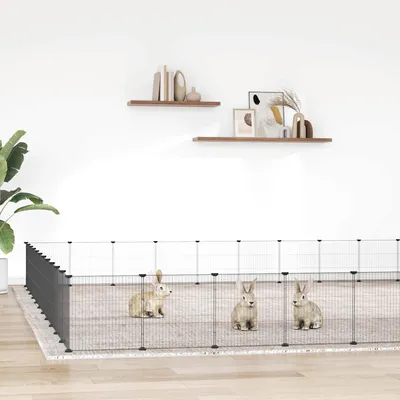 vidaXL cage pour animaux de compagnie Acier vidaXL cage pour animaux de compagnie Acier