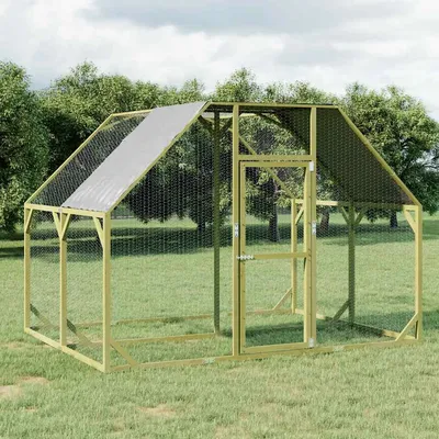 vidaXL poulailler Bois de pin