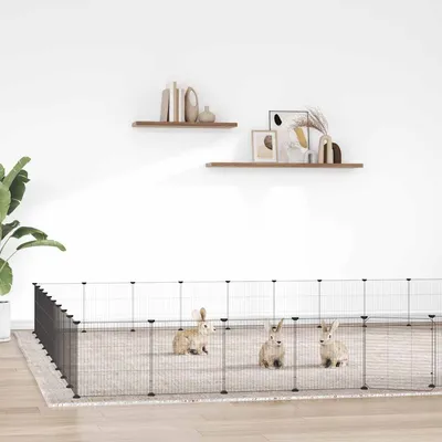 vidaXL cage pour animaux de compagnie Acier vidaXL cage pour animaux de compagnie Acier
