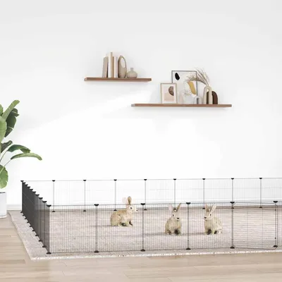 vidaXL cage pour animaux de compagnie Acier