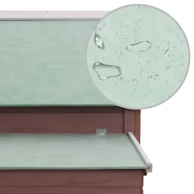 vidaXL poulailler Bois