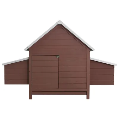 vidaXL poulailler Bois