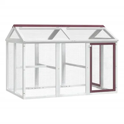 vidaXL enclos Bois de pin